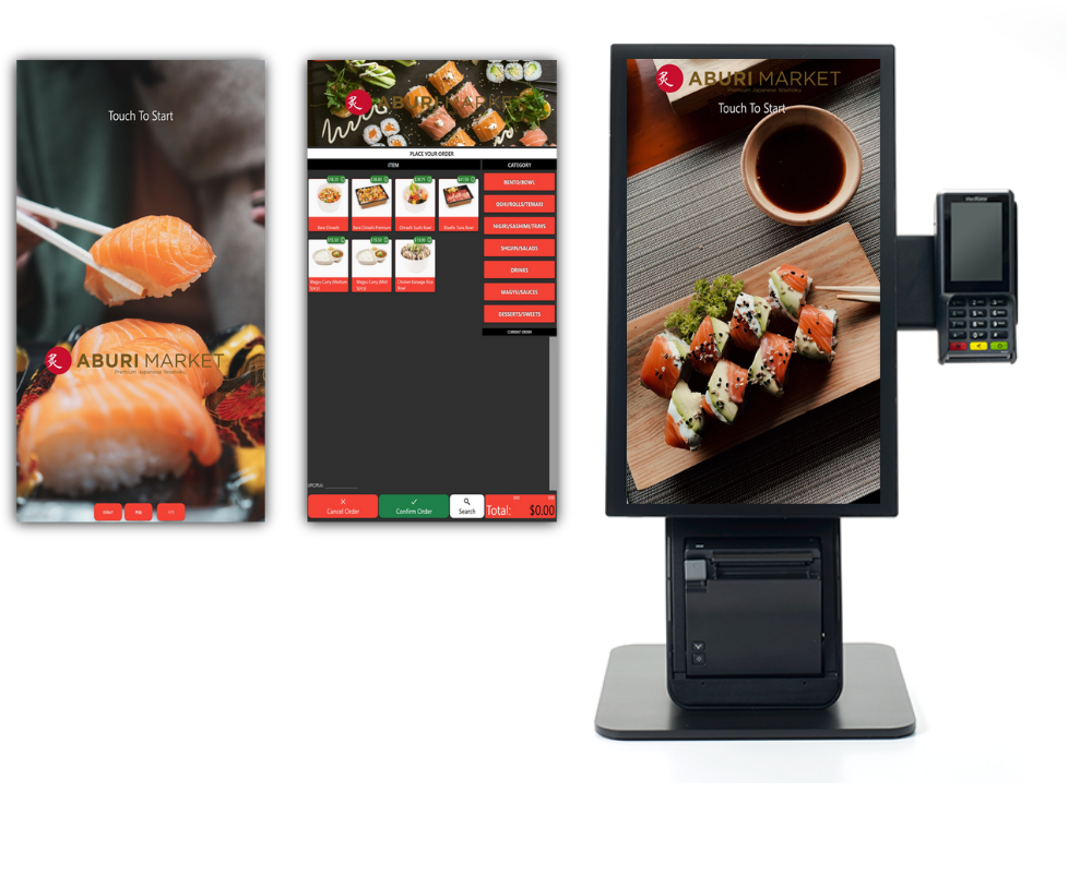 Self-Service Kiosk Graphic